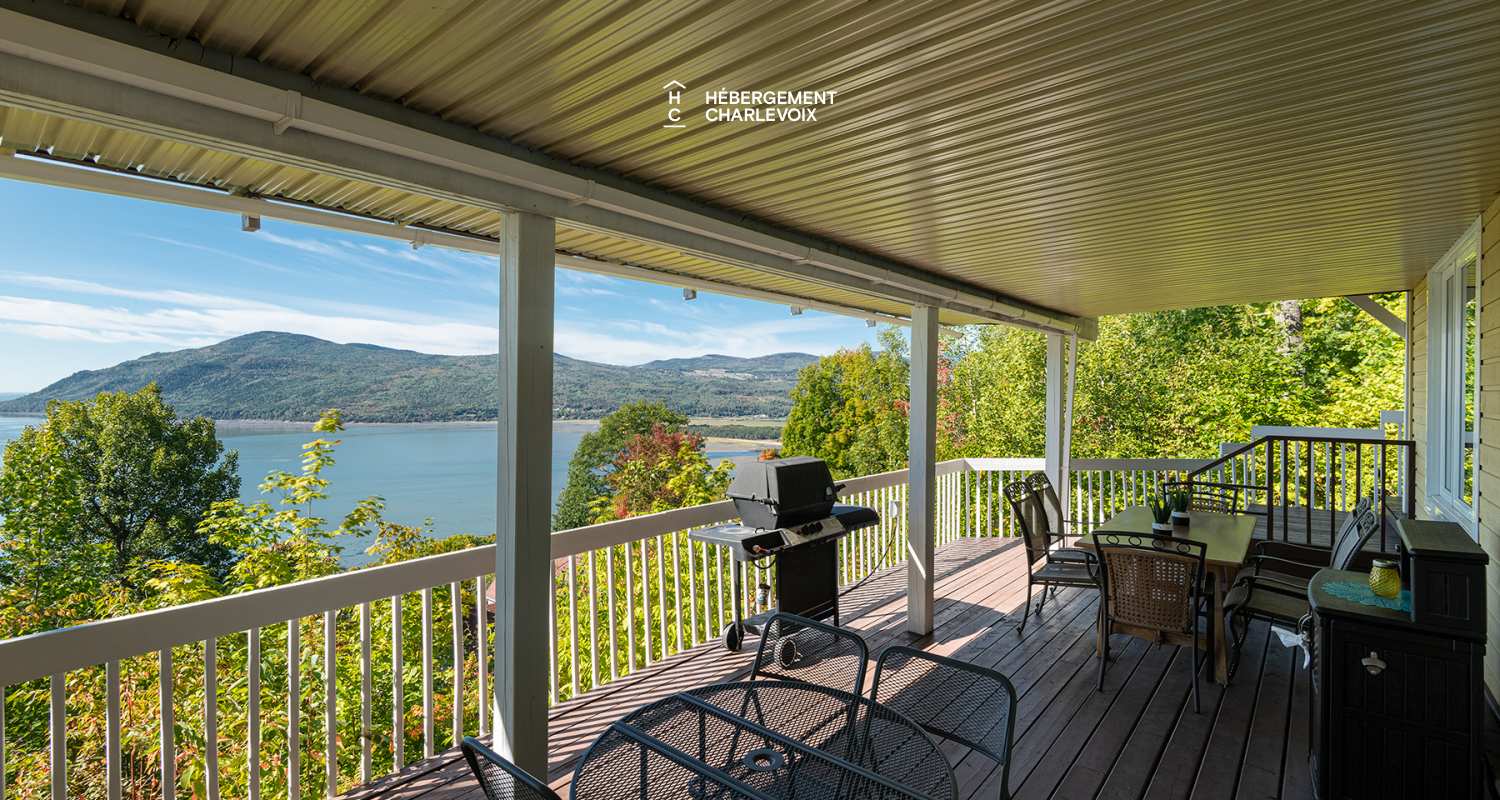 CEL-5 - Résidence chaleureuse avec vue spectaculaire sur le St-Laurent